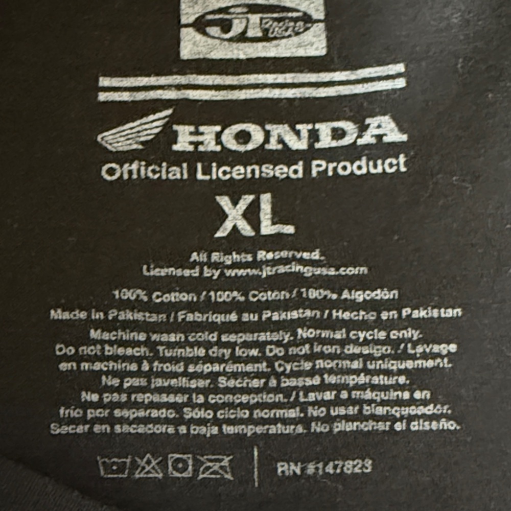 🏎️Honda Racing Short Sleeve Tee - Picture 7 of 7